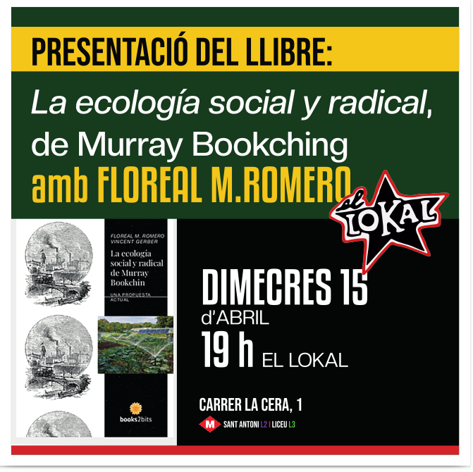 Presentació del llibre: La ecología social y radical de Murray Bookching